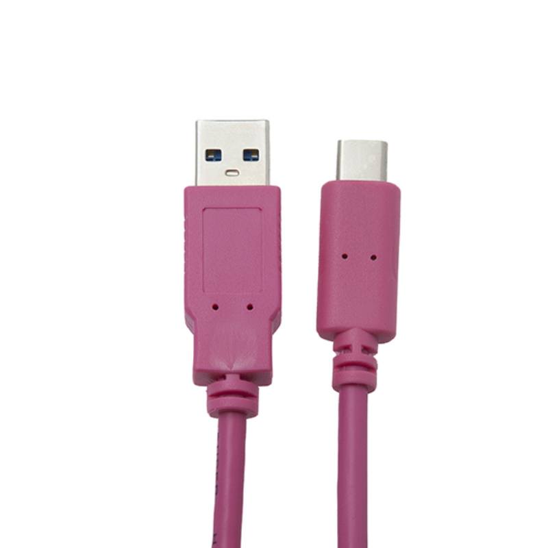 Cable de carga y sincronizaci n universal APM 1 metro USB C rosa