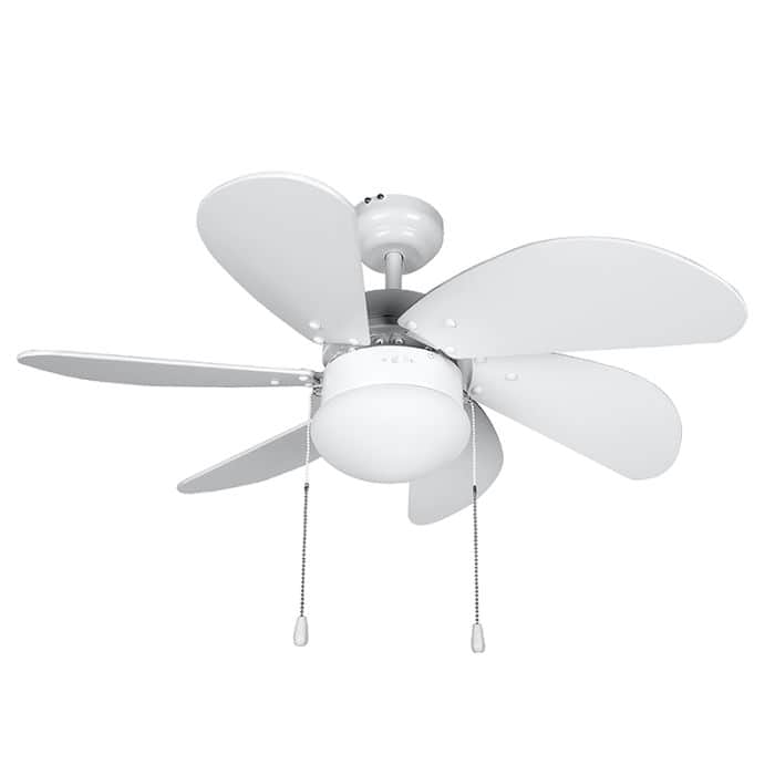 Ventilador De Techo ORBEGOZO CP 15076 B 80cm 6 Palas Blanco - Electro Dépôt