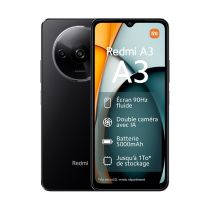 Móvil XIAOMI Redmi A3 4Gb/128Gb 4G Negro Carga Rápida 10W