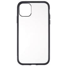 Carcasa protección iPhone 11 transparente contorno negro WE