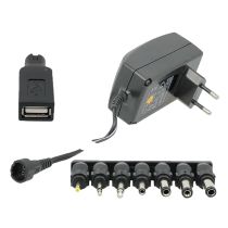 Fuente de alimentación universal EDENWOOD 3 a 12V 2,25A negro