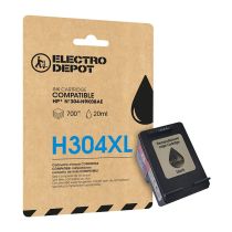 Cartucho de tinta ELECTRO DEPOT XL negro compatible con HP H304