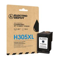 Cartucho de tinta ELECTRO DEPOT XL compatible HP H305 negro