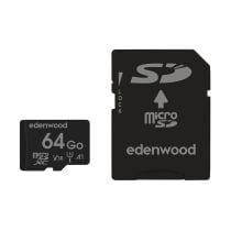 Tarj. Micro SD EDENWOOD 64go + adapt