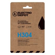 Cartucho de tinta ELECTRO DEPOT compatible con HP 304 negro