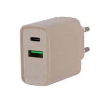 CARGADOR 20W ECO USC C USB A