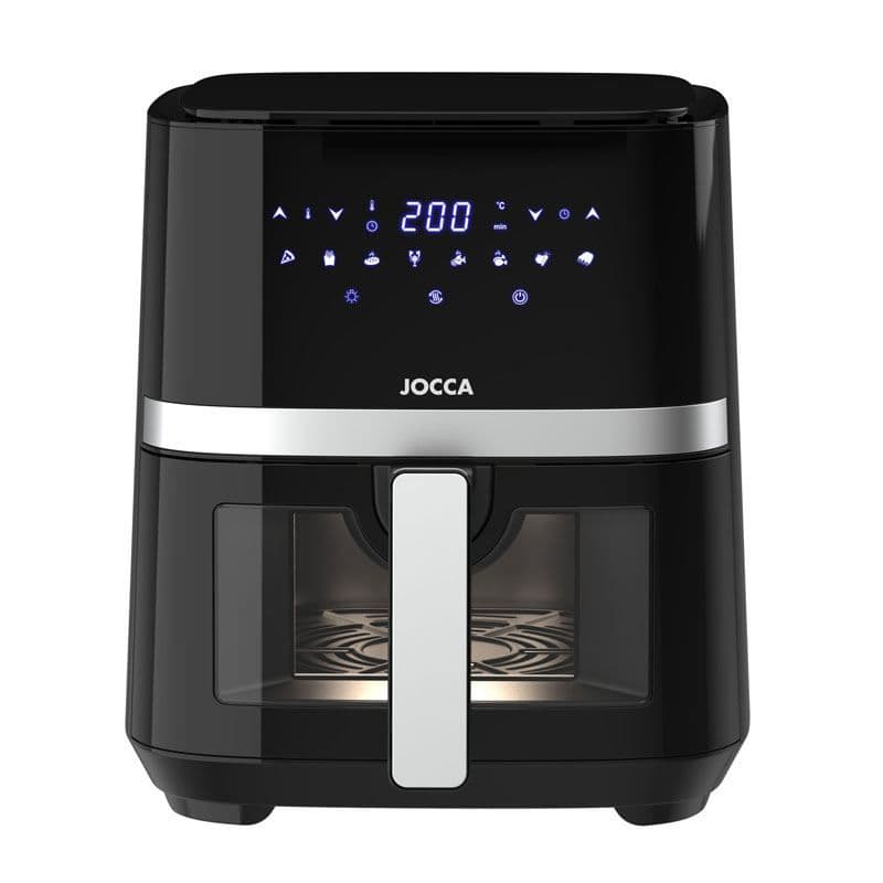 Freidora De Aire 5 Litros JOCCA 2156 Con Ventana 1450W Digital ...