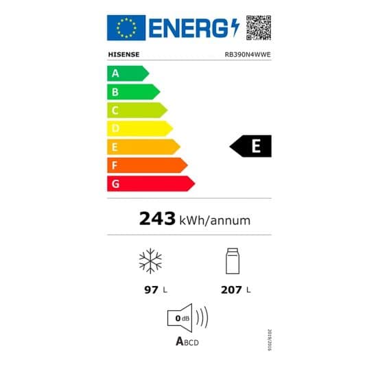 Frigorifico Combi No Frost HISENSE RB390N4WWE blanco