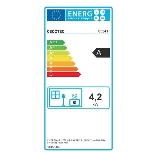 Estufa de gas plegable cerámica CECOTEC Ready warm 4000 slim fold