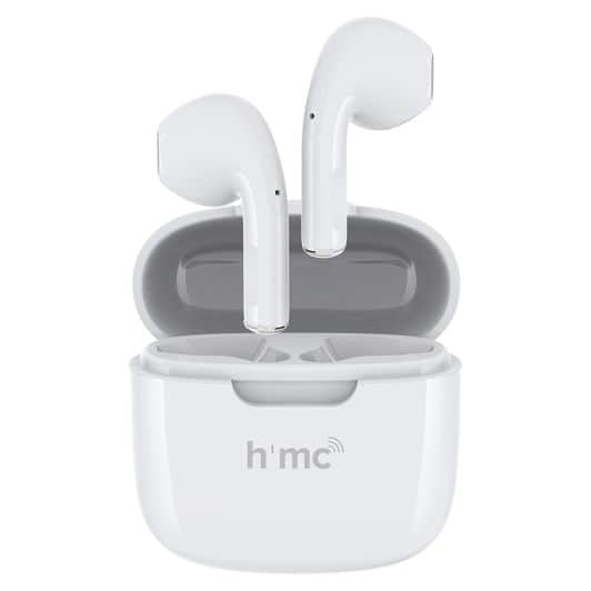 Auriculares H'MC TWS EL120 blanco