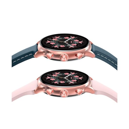 Reloj inteligente ECHO Rainbow Voyager azul + correa rosa