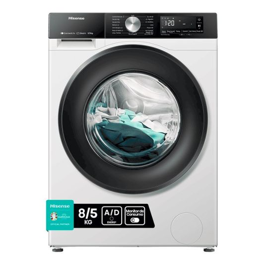 Lavaseca 8kg / 5kg Hisense WD3S8043BW3