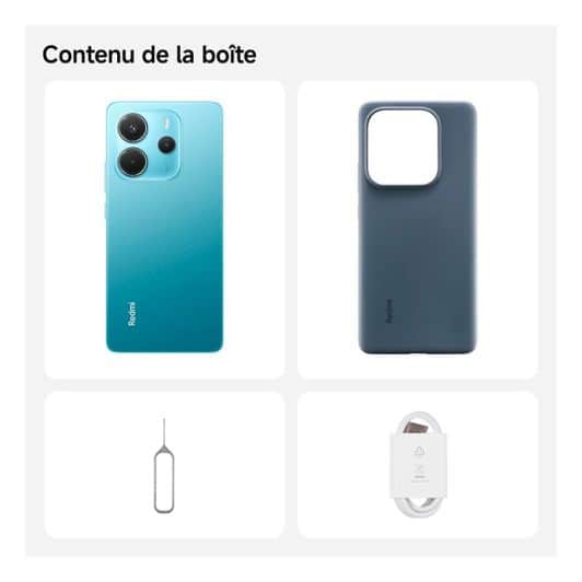 Movil XIAOMI Redmi Note 14 4G 256GB Azul + Funda