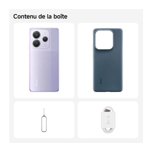 Movil XIAOMI Redmi Note 14 5G 256GB Morado + Funda