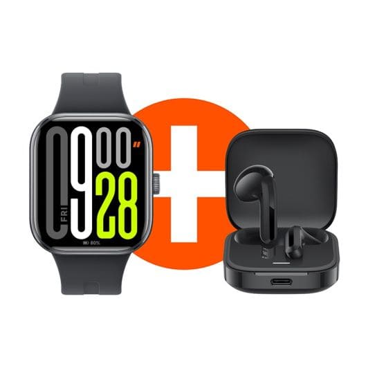 Reloj inteligente XIAOMI Redmi Watch 5 negro + Buds 6