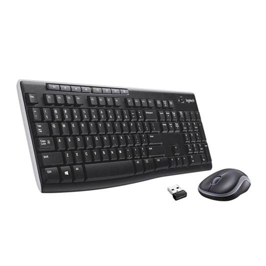 Pack teclado + ratón inalámbricos LOGITECH MK270