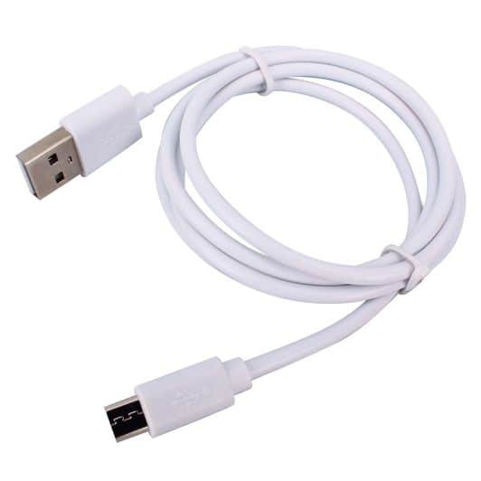 Cable HIGH ONE 1M BLANCO PVC MICRO USB