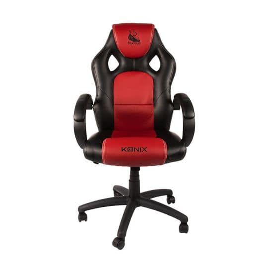 Sillan Gaming KONIX JOTUN DRAKKAR rojo y negro