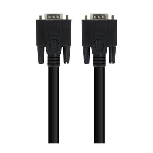 Cable VGA Macho a VGA Hembra EDENWOOD Negro 2m 