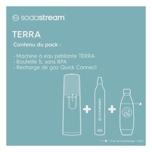 Máquina soda SODASTREAM TERRA negra