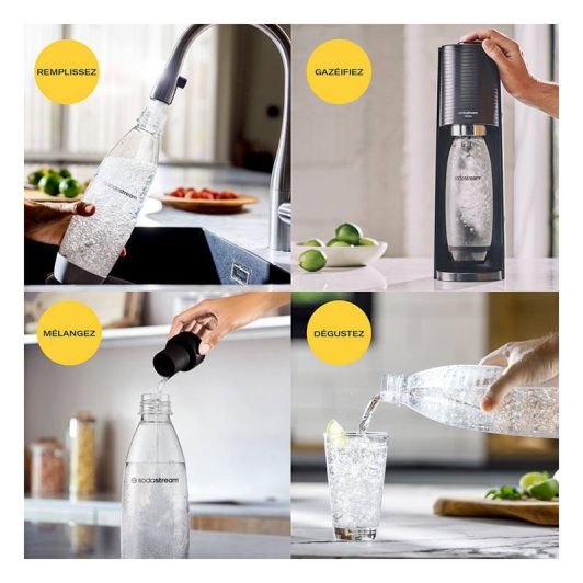 Máquina soda SODASTREAM TERRA negra