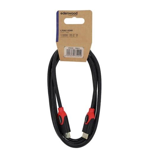 Cable HDMI EDENWOOD 1,50m 4K Rojo