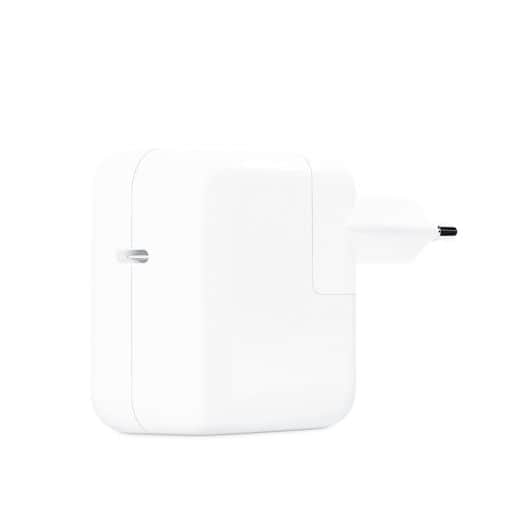 Adaptador de corriente APPLE 30W USB-C hembra a toma de corriente Reacondicionado Grado A+ blanco