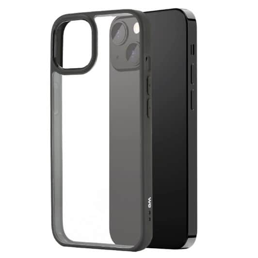 Carcasa WE  para iPhone 13 transparente con contorno negro