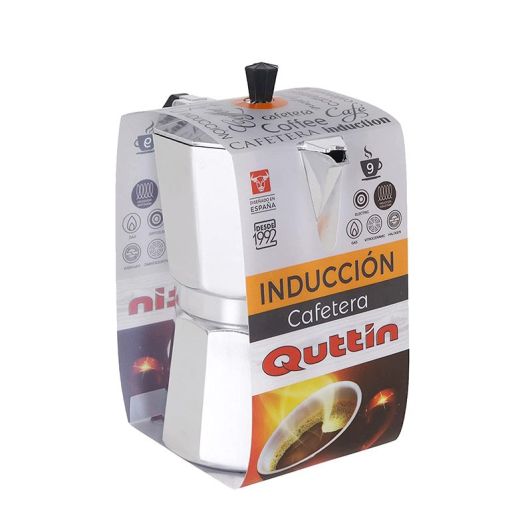 Cafetera QUTTIN 9 tazas aluminio 