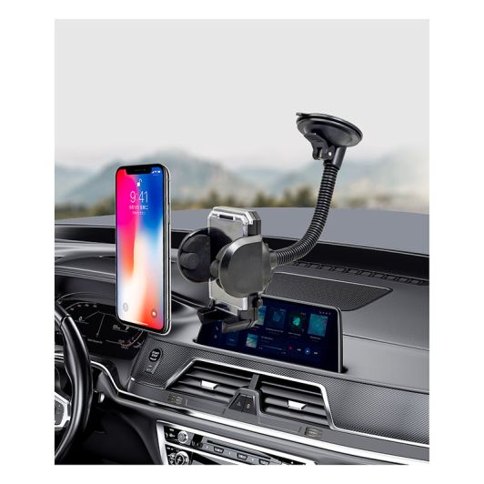 Soporte de smartphone para coche H'MC con ventosa