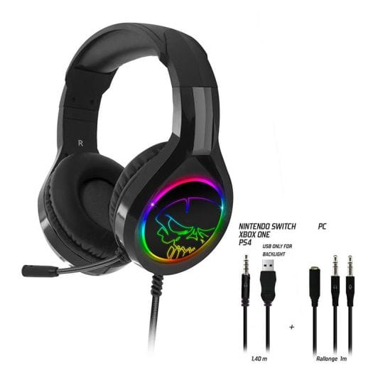 Auriculares Gaming SPIRIT OF GAMER RGB PRO H8