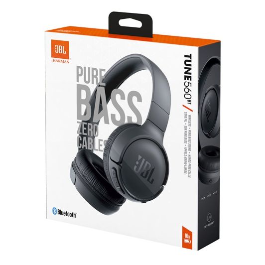 Auriculares diadema bluetooth JBL T560BT negro