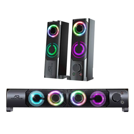 Altavoces con barra de sonido ADVANCE para Gaming 