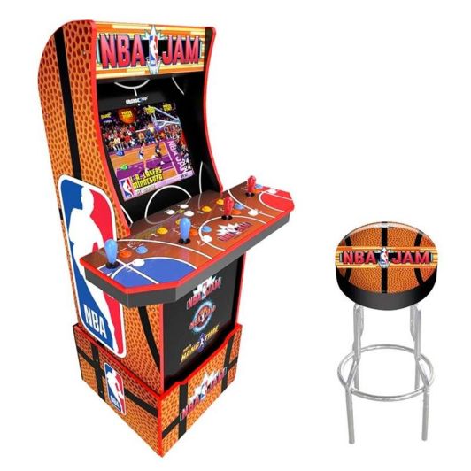 Maquina Arcade ARCADE 1 UP NBA +taburete