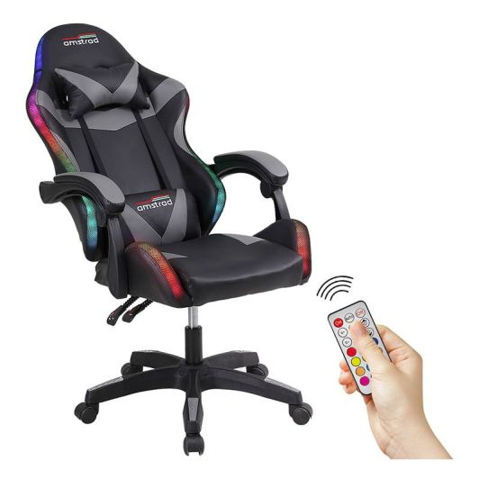 Silla gaming AMSTRAD 900 LED GAMER