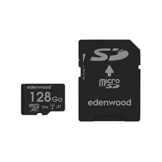 Tarj. Micro SD EDENWOOD 128Go + adapt