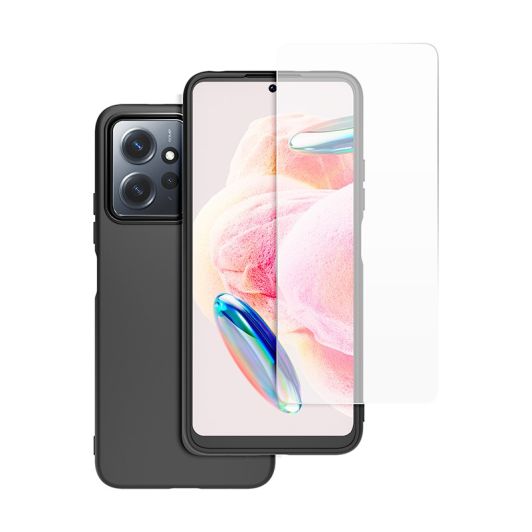 Pack Funda y cristal templado XIAOMI Redmi Note 12