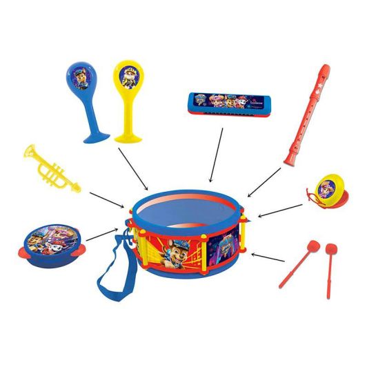 Batería LEXIBOOK Set Musical 7pcs Patrul