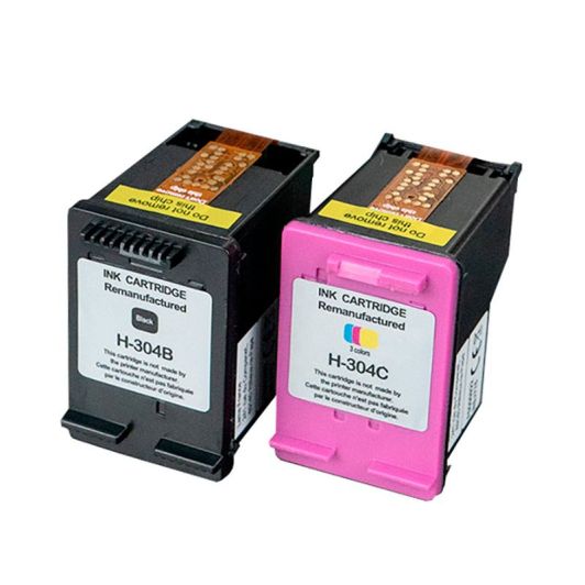 Pack cartucho de tinta ELECTRO DEPOT compatible con HP H304 negro y color