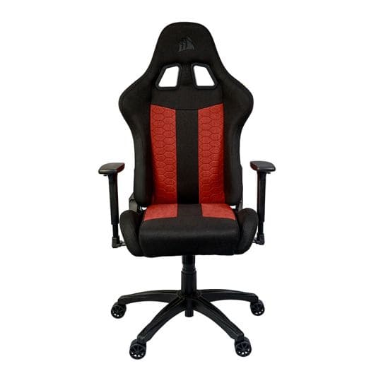 Silla Gaming CORSAIR TC100 negro y rojo