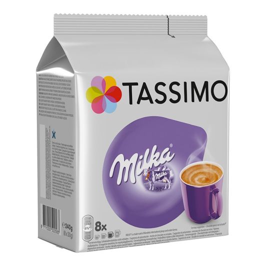 Cápsulas monodosis TASSIMO L'OR Milka x8