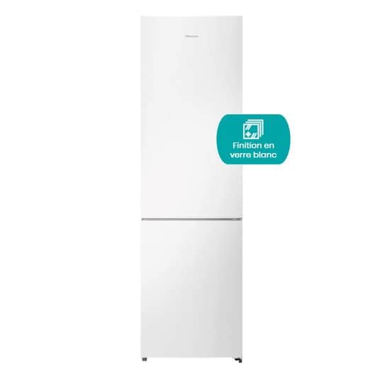 Frigorífico combi HISENSE RB440N4GWD Cristal blanco