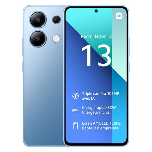 Móvil XIAOMI Redmi Note 13 4G 256GB Azul