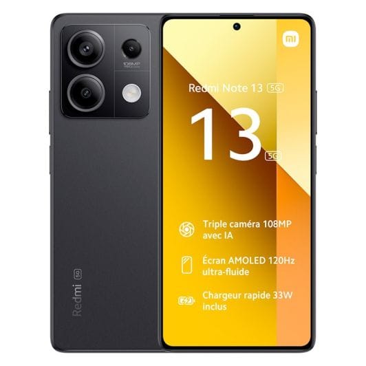 Móvil XIAOMI Redmi Note 13 5G 256Gb Negro