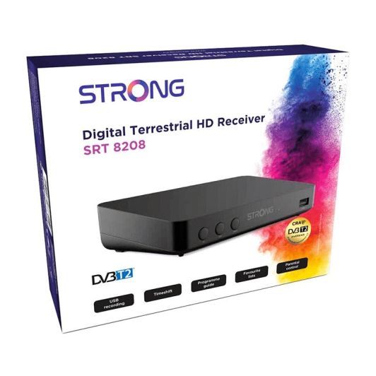 Descodificador STRONG SRT 8208 HD DVB-T2