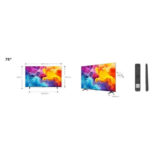 TV UHD 4K 75'' TCL 75P61B